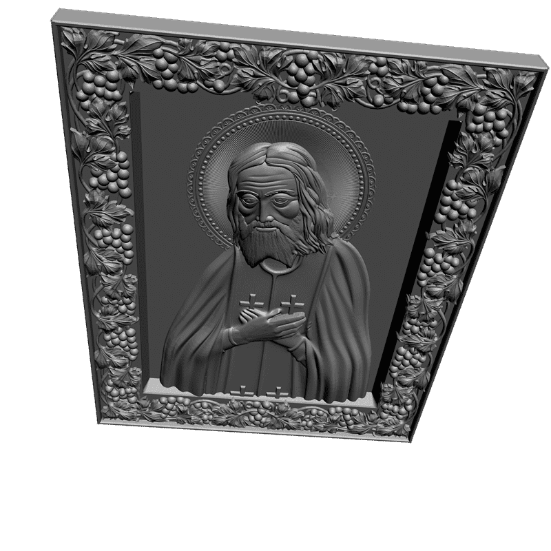 картинка Серафим Саровский V3-119 3D-STL.COM