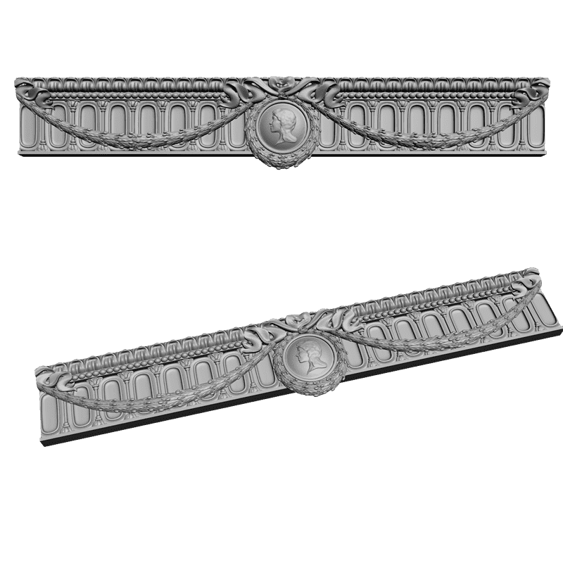 картинка Накладка резная D10-122 3D-STL.COM