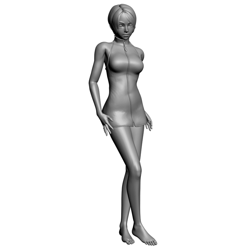 картинка Красивая девушка L3-197 3D-STL.COM