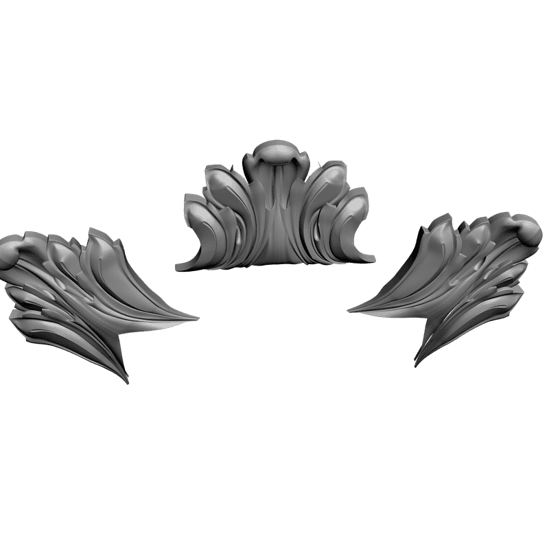 картинка Накладка резная D10-188 3D-STL.COM
