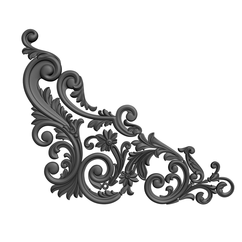 картинка Угловой элемент D19-053 3D-STL.COM