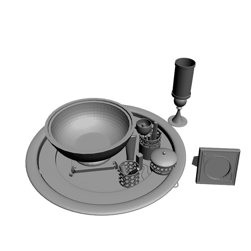 картинка Набор посуды H5-010 3D-STL.COM