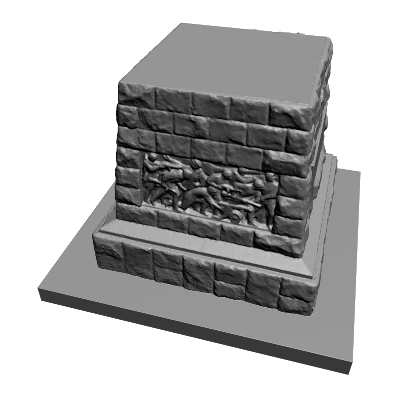 картинка Пастомент Нижняя часть H1-049 3D-STL.COM