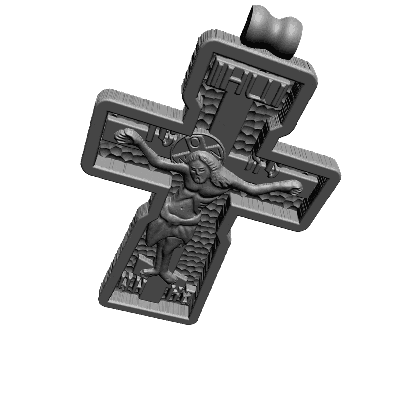 картинка Крестик RY4-028 3D-STL.COM