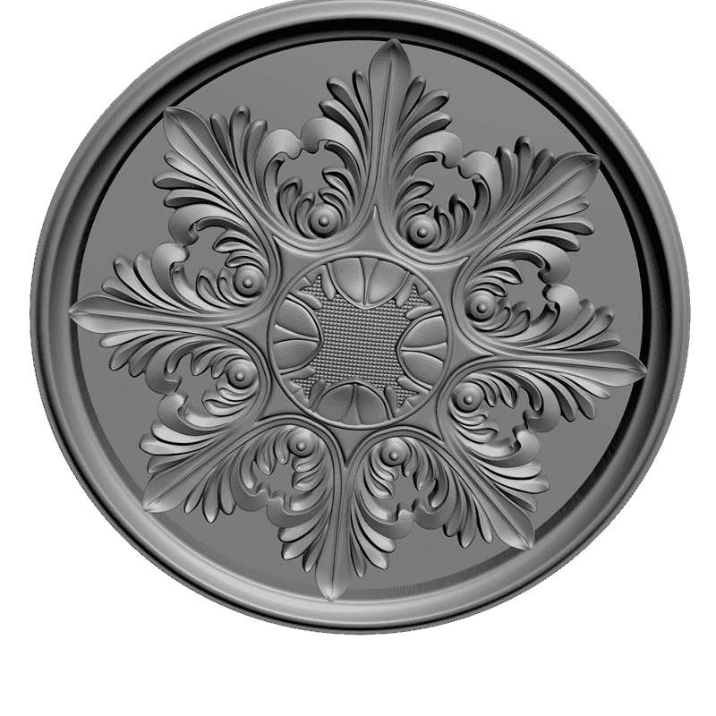 картинка Розетка резная D16-057 3D-STL.COM