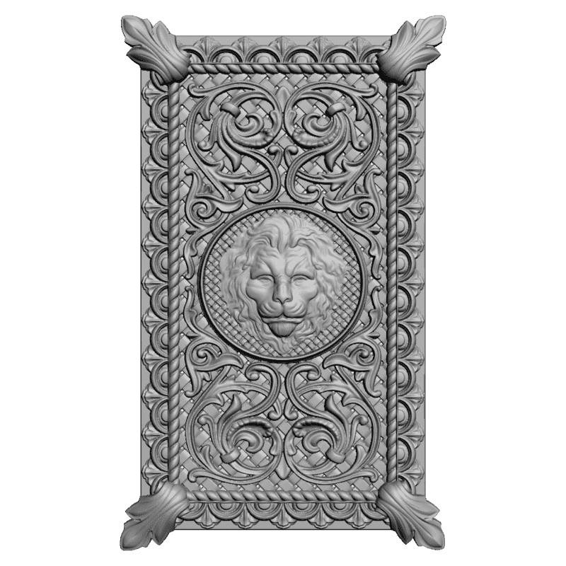 картинка Нарды Лев PI2-082 3D-STL.COM