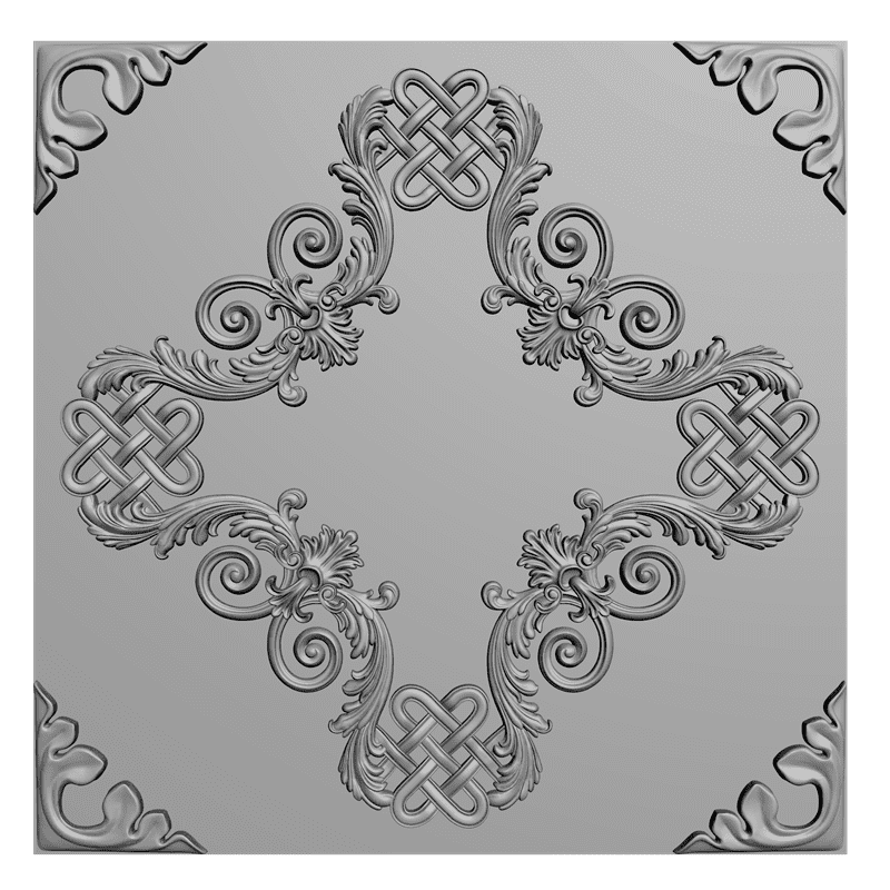 картинка Розетка резная D16-058 3D-STL.COM