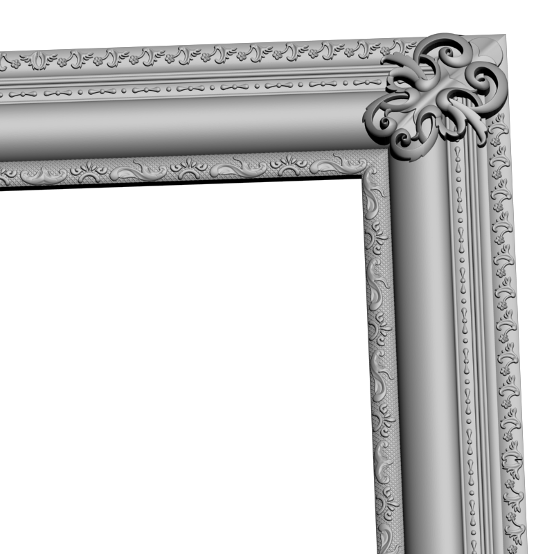 картинка Рама резная D14-470 3D-STL.COM