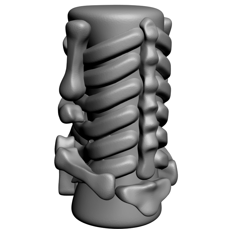 картинка Skelecton-body PI1-280 3D-STL.COM