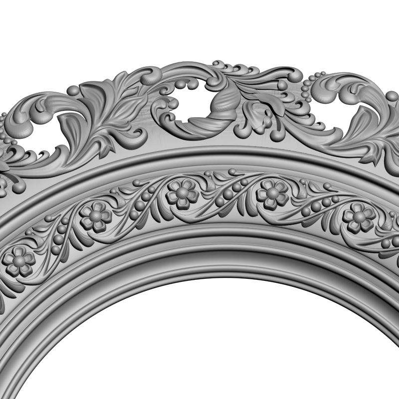 картинка Рама резная D14-481 3D-STL.COM