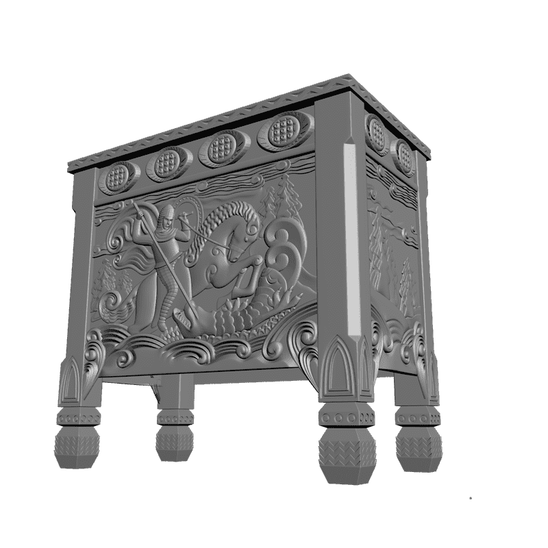 картинка Сундук + 7 деталей M13-008 3D-STL.COM