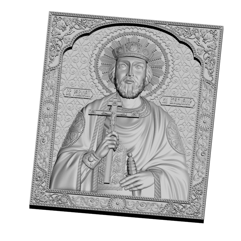 картинка Святой равноапостольный князь Владимир V3-326 3D-STL.COM