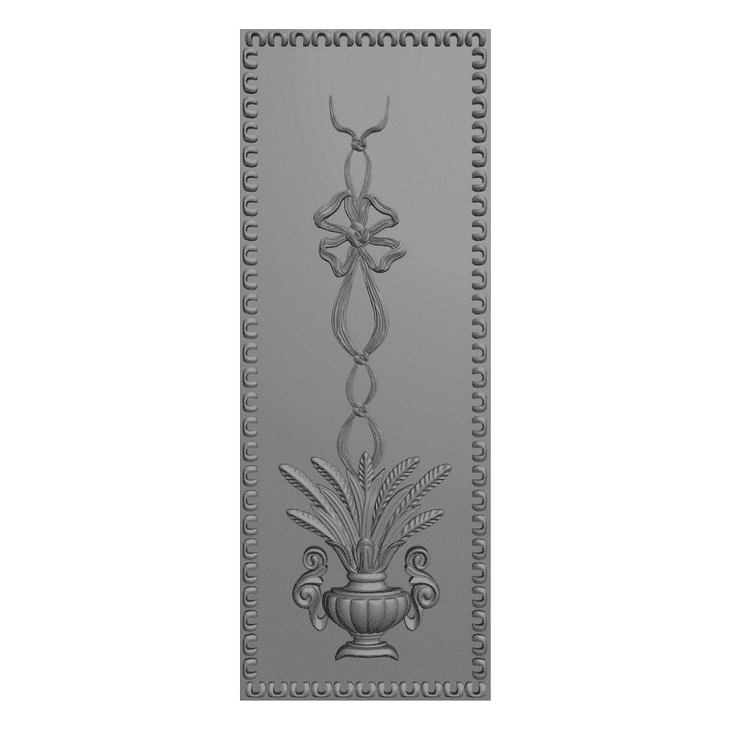 картинка Дверь резная H3-010 3D-STL.COM
