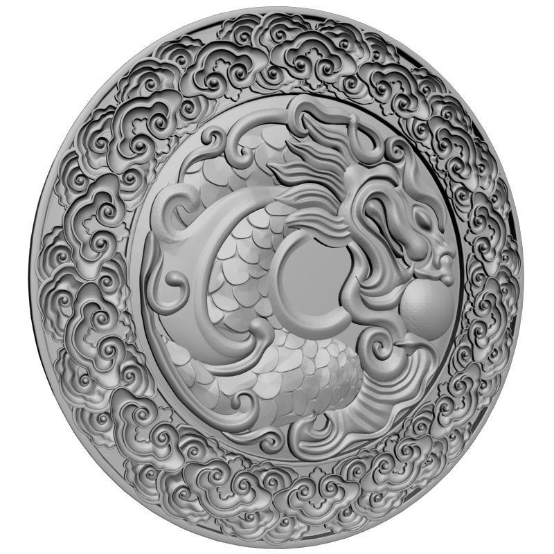 картинка Дракон D10-337 3D-STL.COM