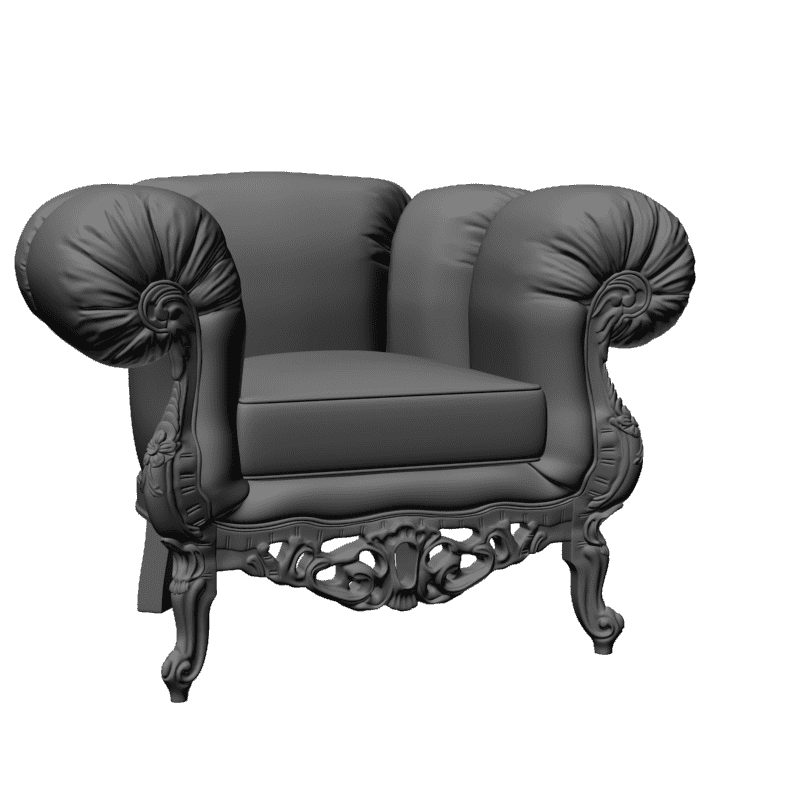 картинка Кресло M3-033 3D-STL.COM