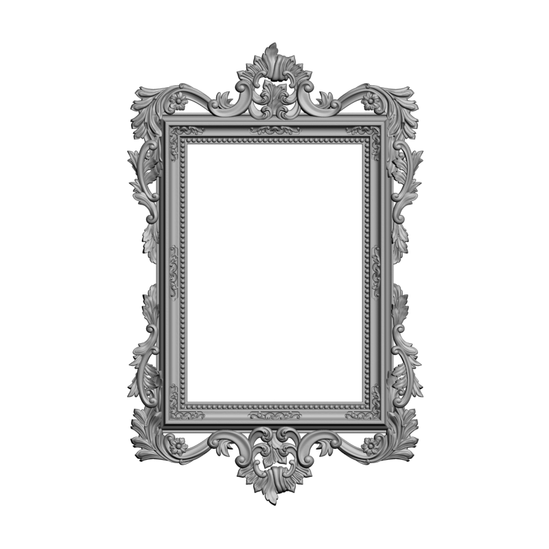 картинка Рама резная D14-565 3D-STL.COM