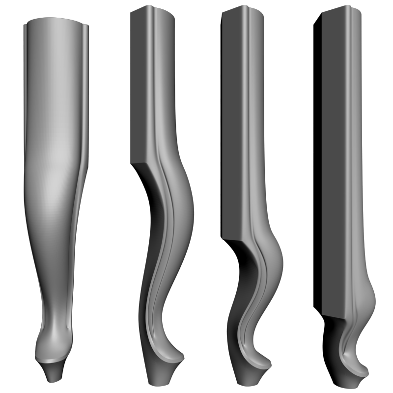картинка Ножка мебельная M6-088 3D-STL.COM