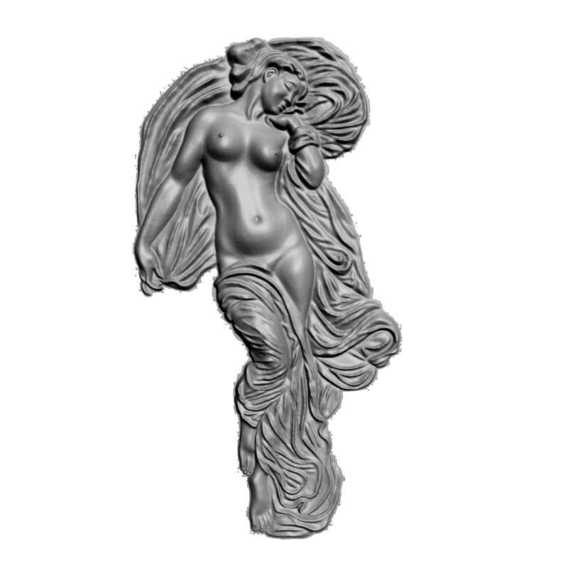 картинка Обнажная богиня L1-128 3D-STL.COM