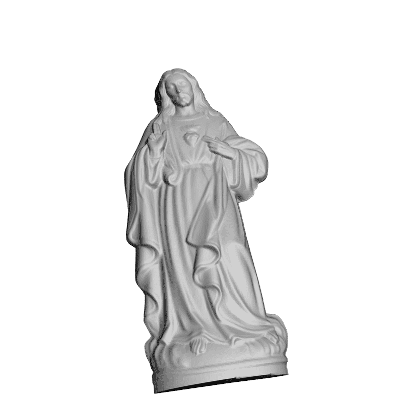 картинка Сердце Иисуса V6-023 3D-STL.COM