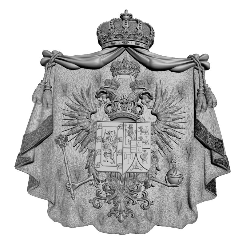 картинка Герб RG1-123 3D-STL.COM
