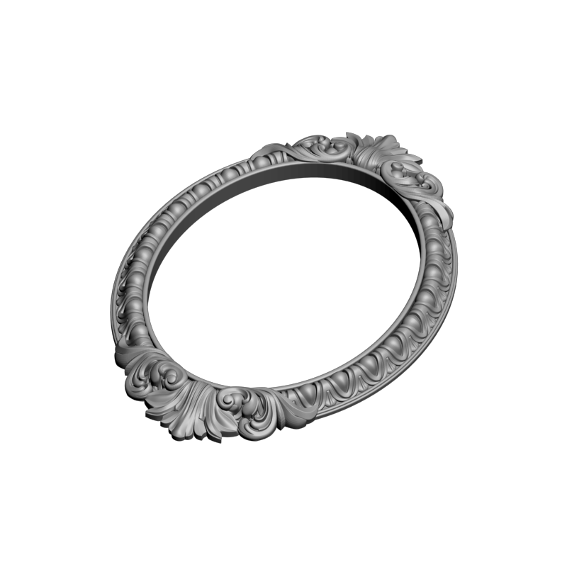 картинка Рамка резная D14-641 3D-STL.COM