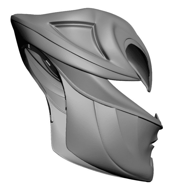 картинка Передняя часть шлема P7-003 3D-STL.COM