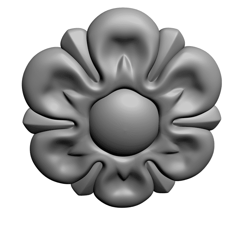 картинка Розетка резная D16-224 3D-STL.COM