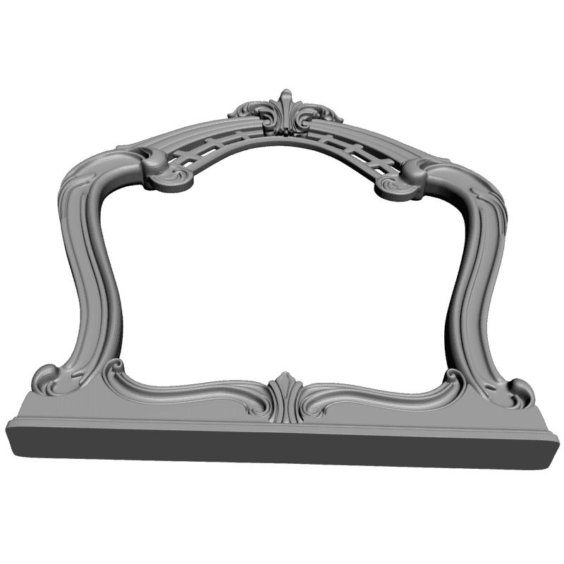 картинка Рама под зеркало D14-364 3D-STL.COM