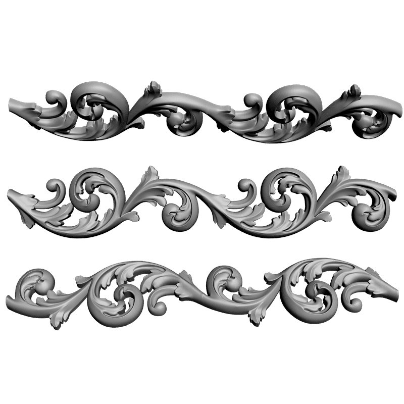 картинка Накладка резная D10-014 3D-STL.COM