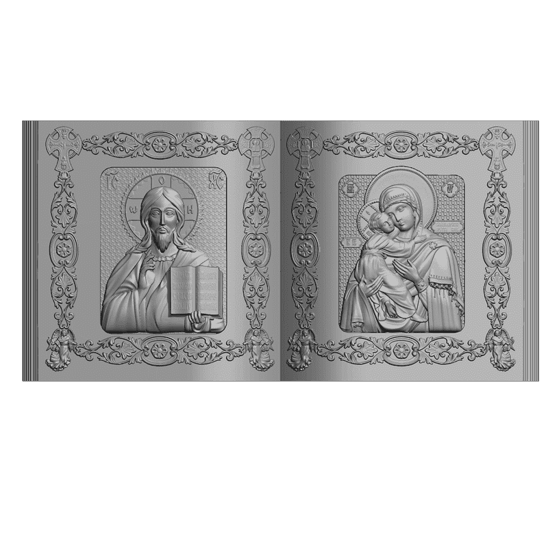 картинка Подарочная икона V3-137 3D-STL.COM