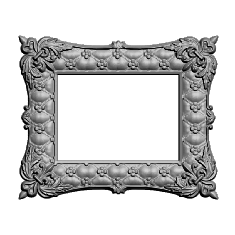 картинка Рама резная D14-473 3D-STL.COM