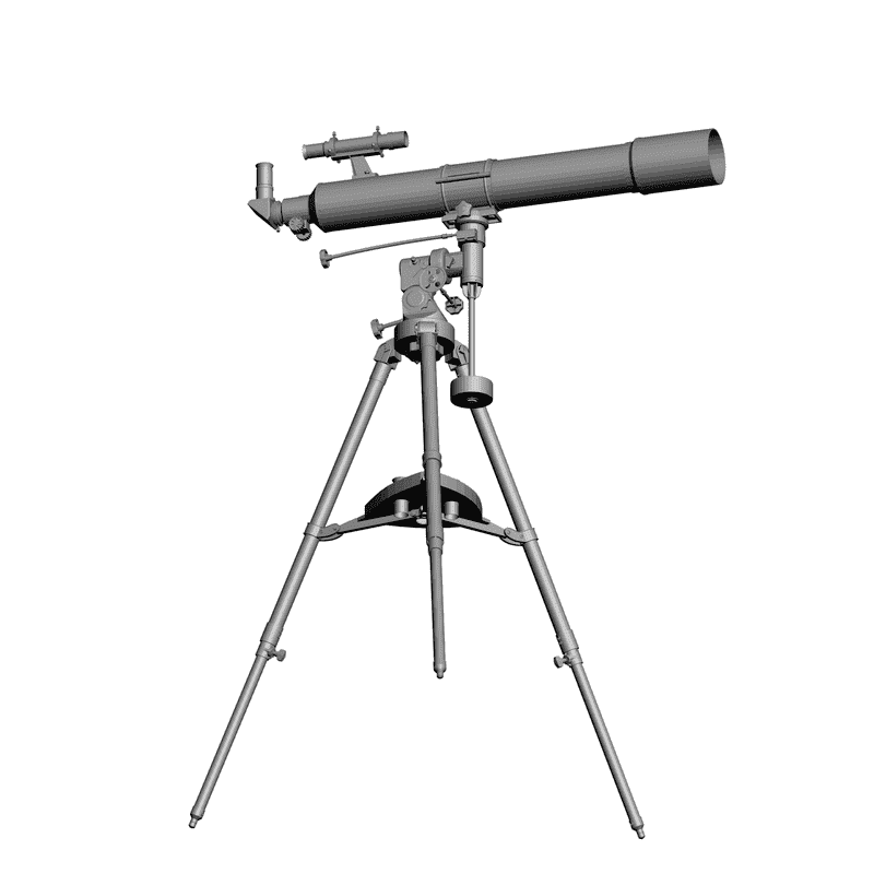 картинка Телескоп bresser r-80 P4-009 3D-STL.COM