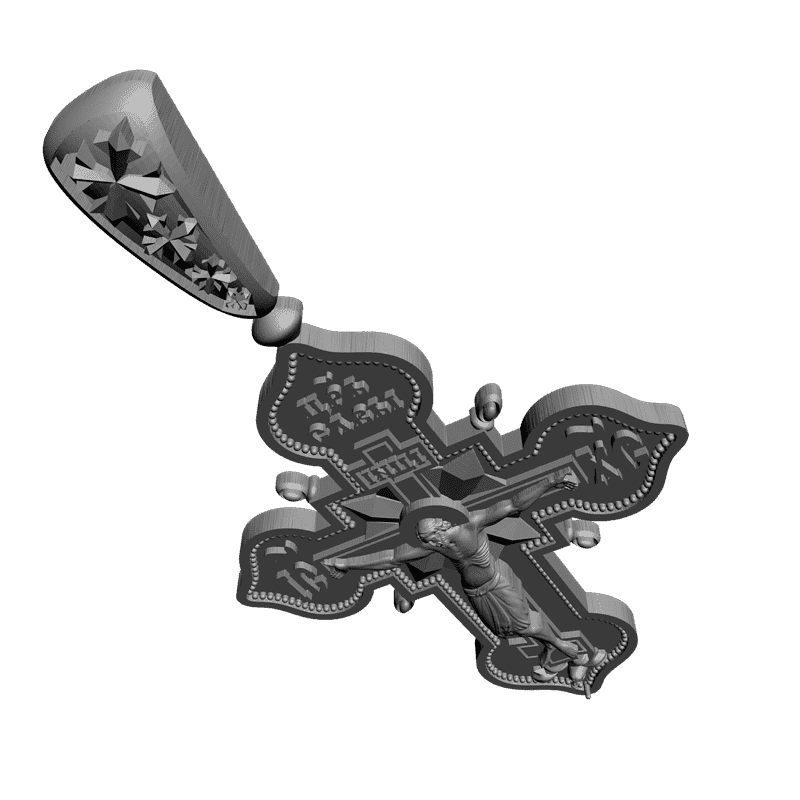 картинка Крестик RY4-030 3D-STL.COM
