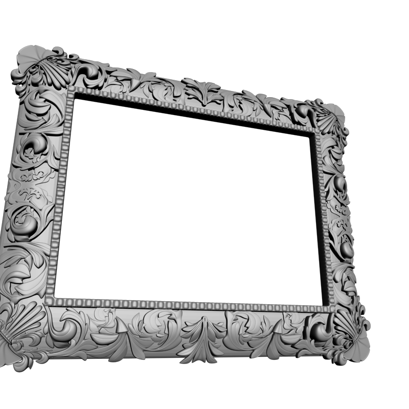 картинка Рама резная D14-525 3D-STL.COM