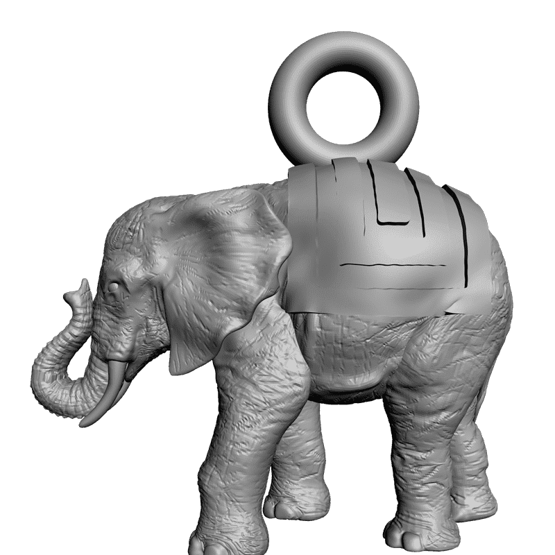 картинка Слон RY5-027 3D-STL.COM