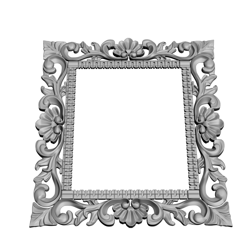 картинка Рама резная D14-560 3D-STL.COM
