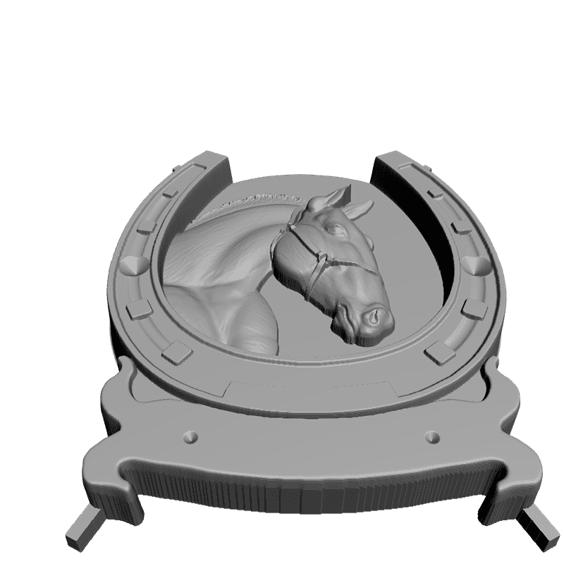 картинка Лошадь в подкове P4-186 3D-STL.COM