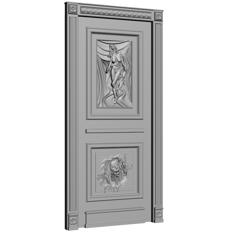 картинка Двери резные H3-059 3D-STL.COM