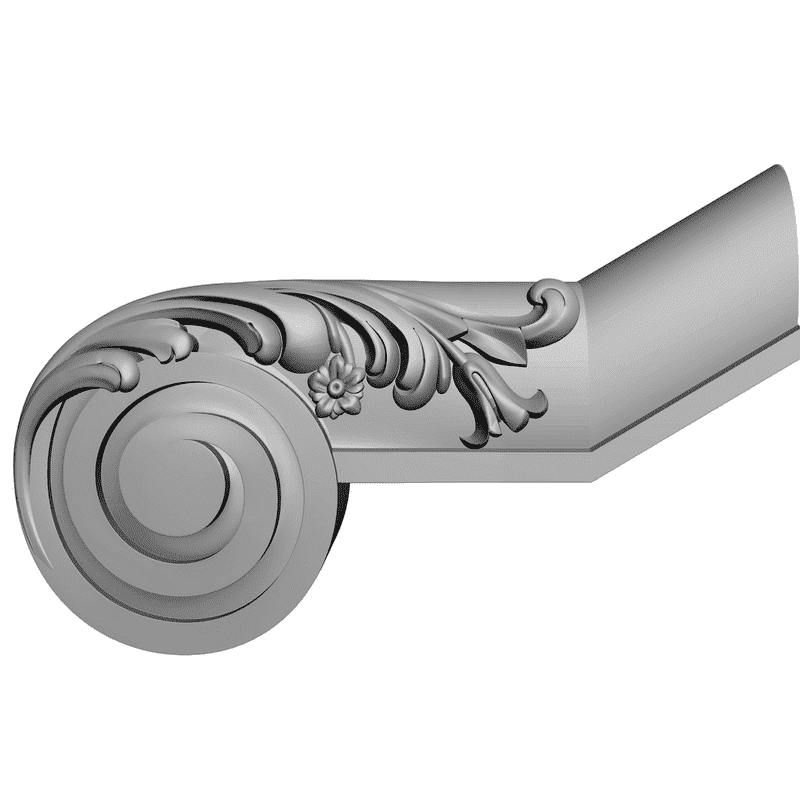 картинка Поручень D13-005 3D-STL.COM
