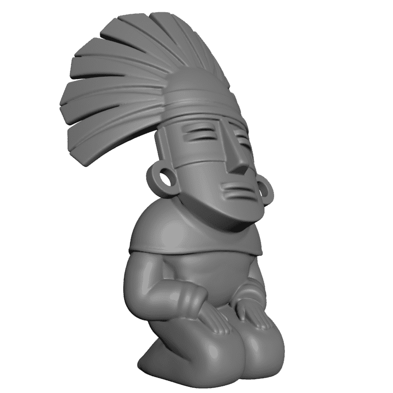 картинка Индеец L3-152 3D-STL.COM