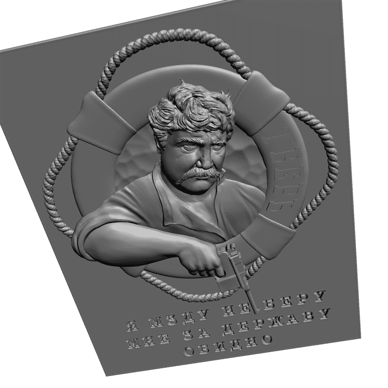 картинка Павел Артемьевич L1-035 3D-STL.COM