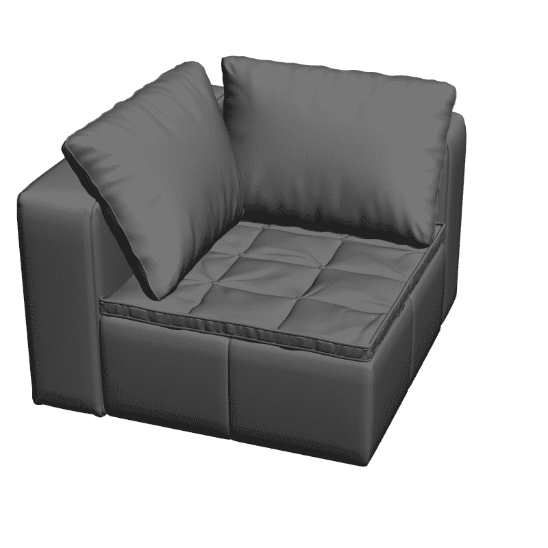 картинка Набор мягкой мебели M1-033 3D-STL.COM
