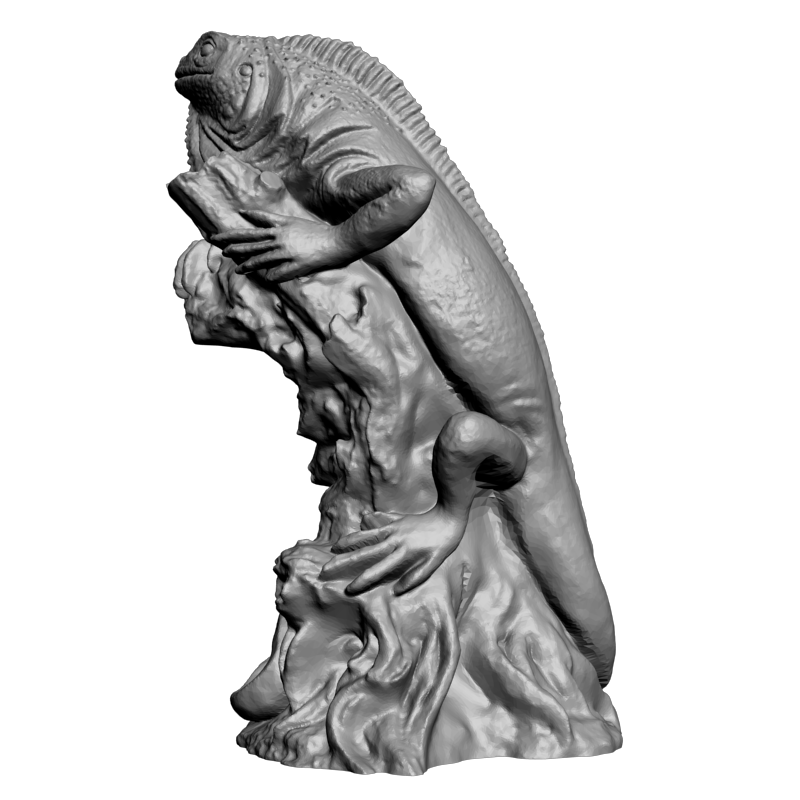 картинка Хамелеон F2-019 3D-STL.COM