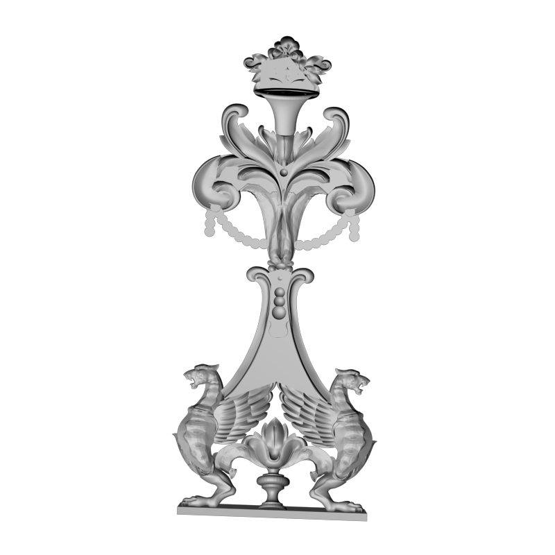 картинка Накладка декоративная D10-433 3D-STL.COM