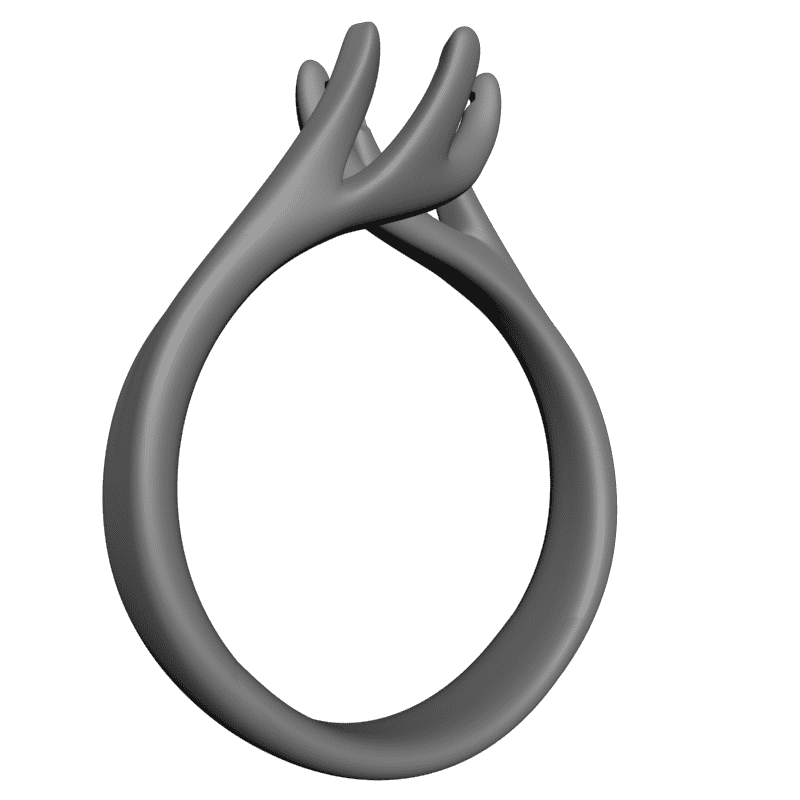 картинка Колечко Руки RY2-083 3D-STL.COM