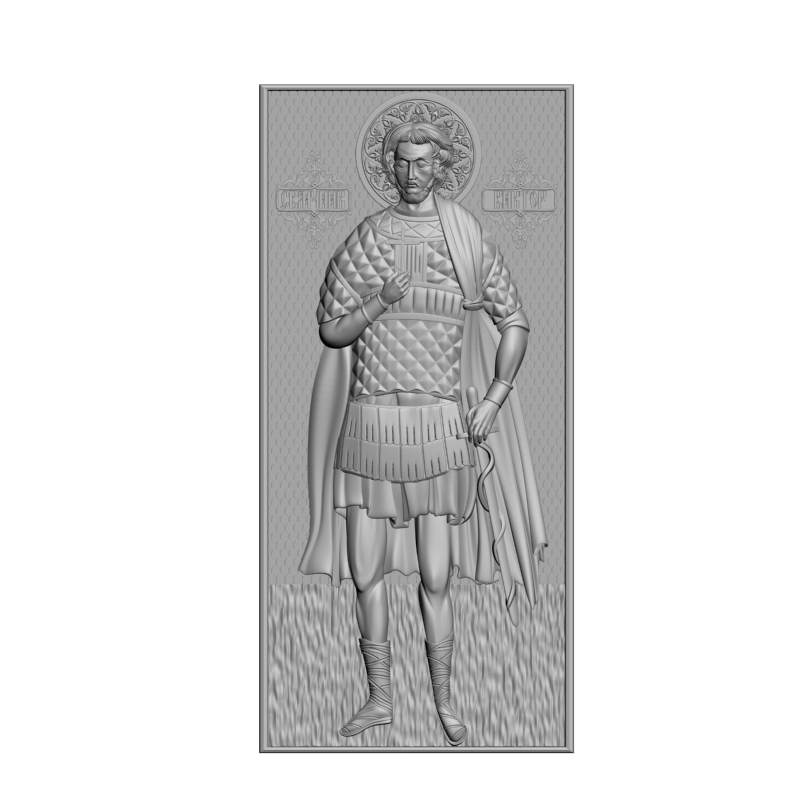 картинка Святой Виктор V3-377 3D-STL.COM