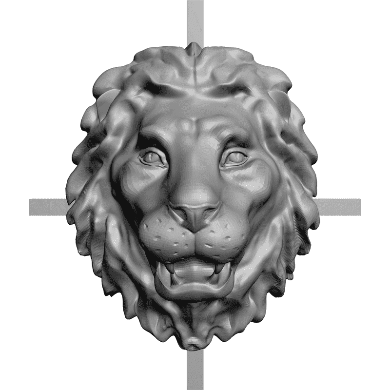 картинка Лев F1-003 3D-STL.COM
