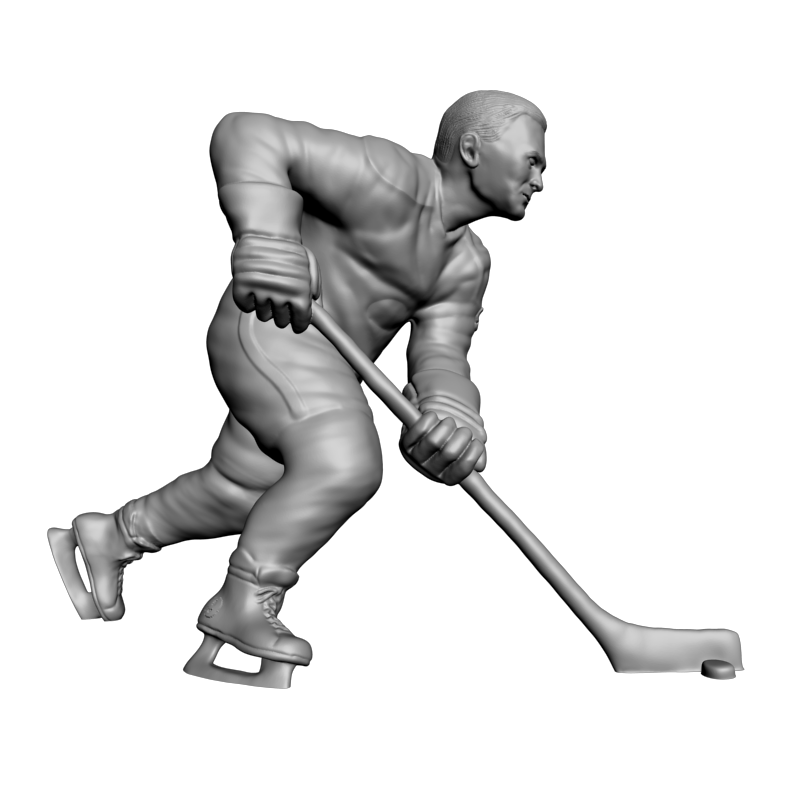 картинка Хоккеист L3-365 3D-STL.COM