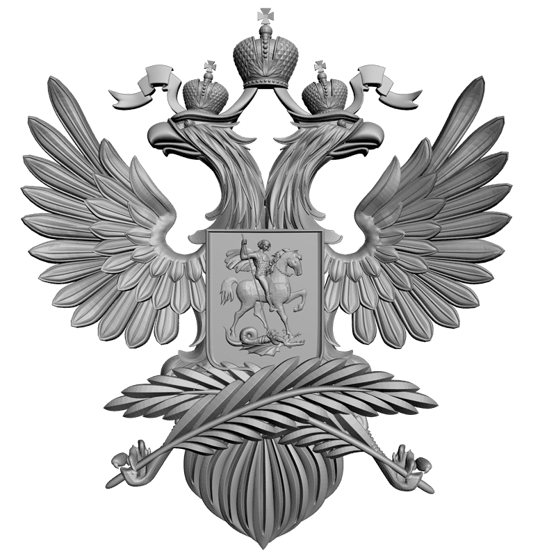 картинка Герб МИД РФ RG1-035 3D-STL.COM