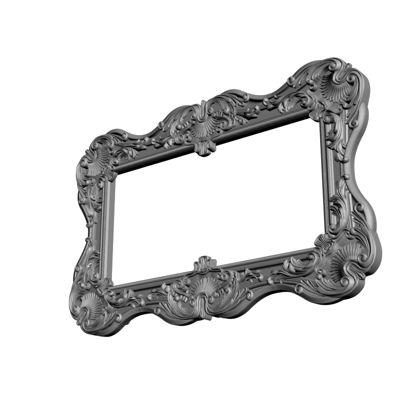 картинка Рама резная D14-521 3D-STL.COM